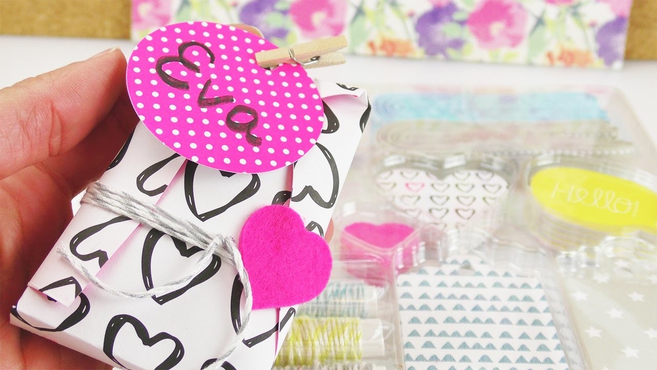 Geschenk verpacken mit dem Tchibo Verpackungsset | DIY Kleinigkeit verschenken