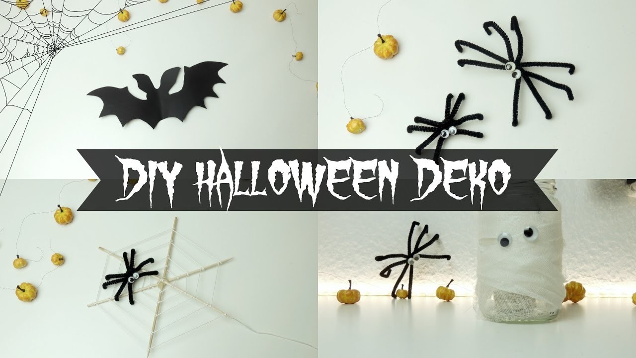 DIY HALLOWEEN DEKO I LASTMINUTE