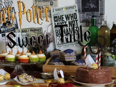 DIY Harry Potter HALLOWEEN Sweet Table | Halloween Buffet Rezepte