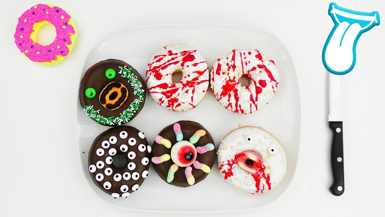 DIY HALLOWEEN Donuts mit EVA testen | halloween dekoration und essen | IN ALLER MUNDE