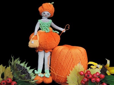 Halloween Puppe HÄKELN Miss Pumpkin CROCHET