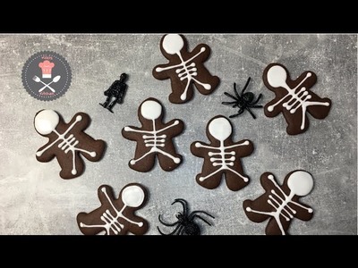 HALLOWEEN Skelett Kekse Rezept | Skeleton Cookies | Easy DIY | Horror Cookies
