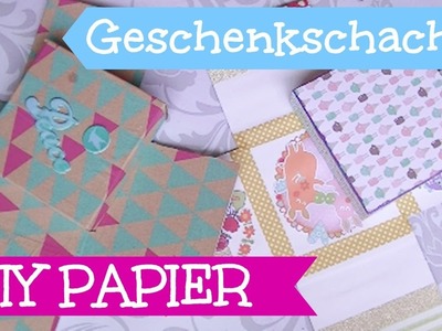DIY GESCHENKSCHACHTEL I WEIHNACHTSGESCHENKE I GESCHENK VERPACKENI FINOLA