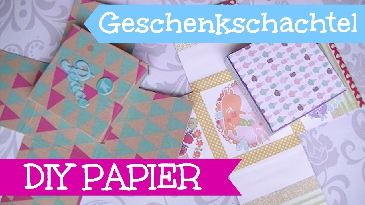 DIY GESCHENKSCHACHTEL I WEIHNACHTSGESCHENKE I GESCHENK VERPACKENI FINOLA