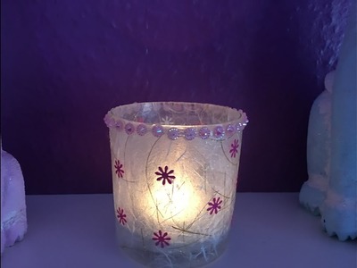Frost Kerzen Glas DIY und Männer die verdursten :)
