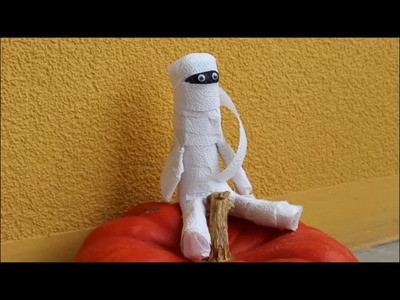 DIY: Halloween Mumie mit Armen und Beinen - Upcycling