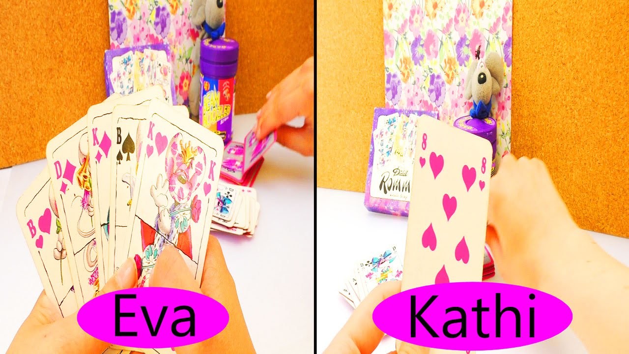 Diddl Maus Mau-Mau Spiel | Eva & Kathi spielen Karten mit der Diddl Maus | Retro - 90er Jahre Kinder