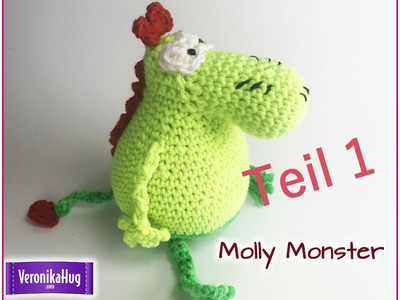 Häkeln Molly Monster aus der Sesamstraße Teil 1 - Veronika Hug
