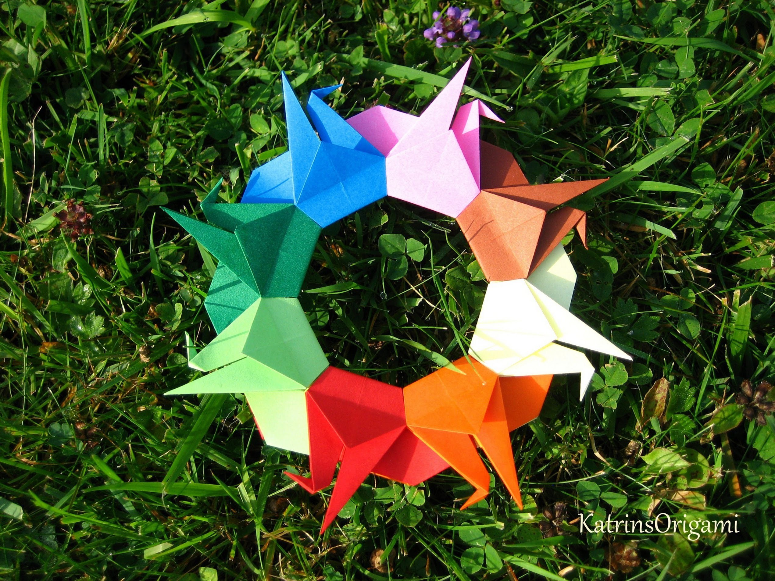 Origami ❉ Crane Mandala ❉