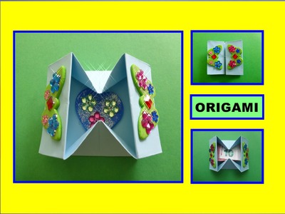 DIY Origami Umschlag mit Gescheimfach SCHNELL und EINFACH