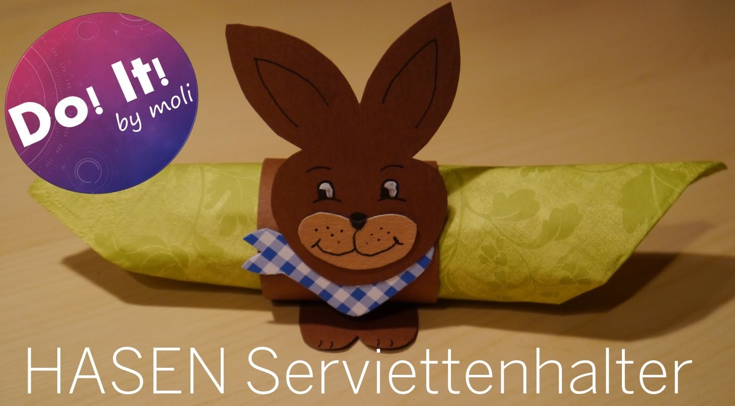 DIY Süßer Hasen-Serviettenhalter für OSTERN