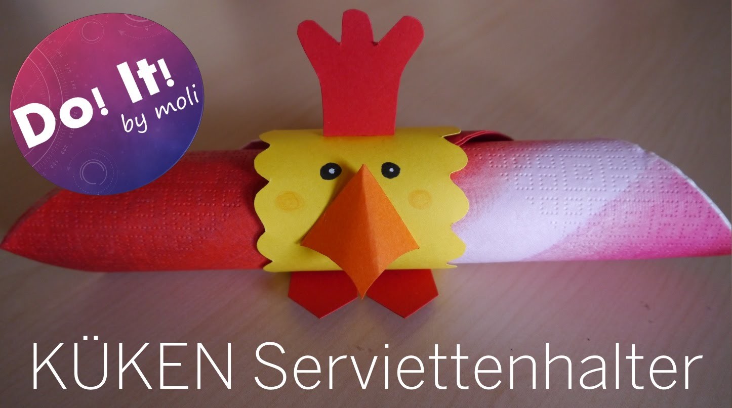 DIY Süßer Küken-Serviettenhalter für OSTERN