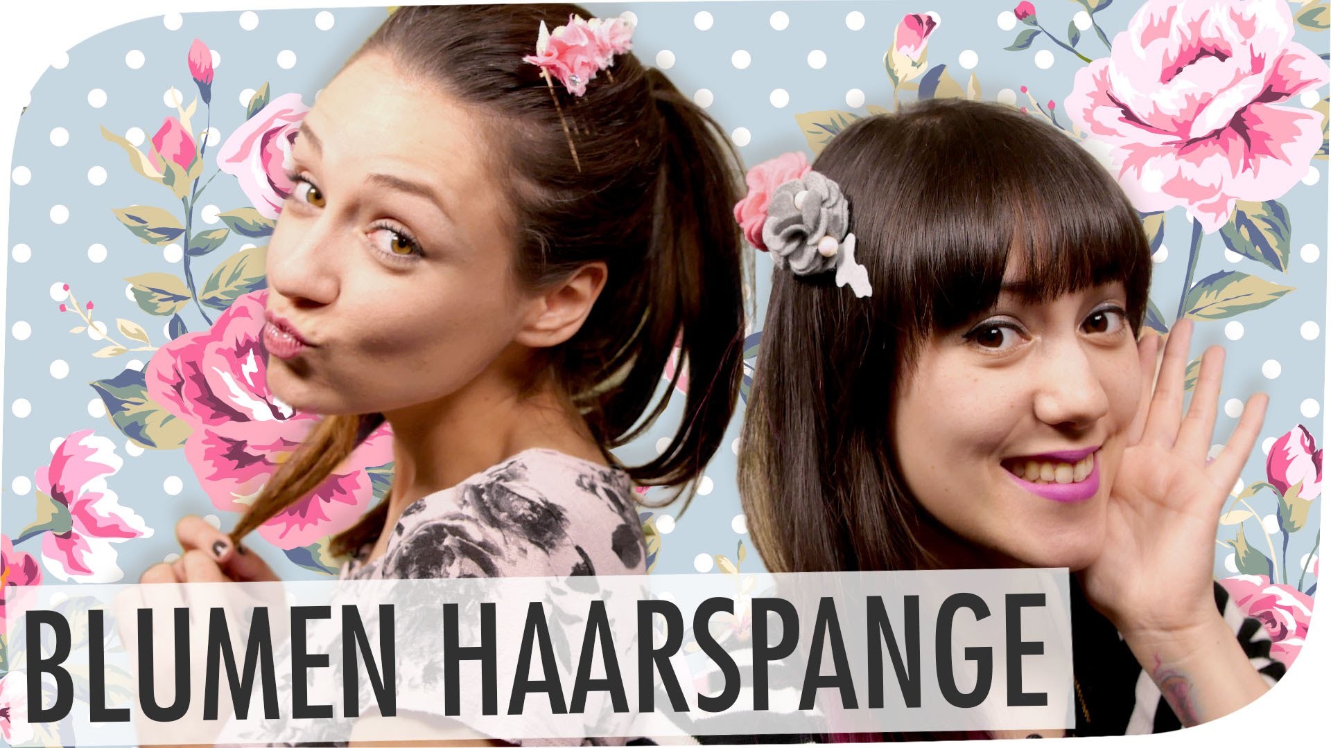 #flipdiy | Blumen Haarspangen mit breedingunicorn & Regina Hickst