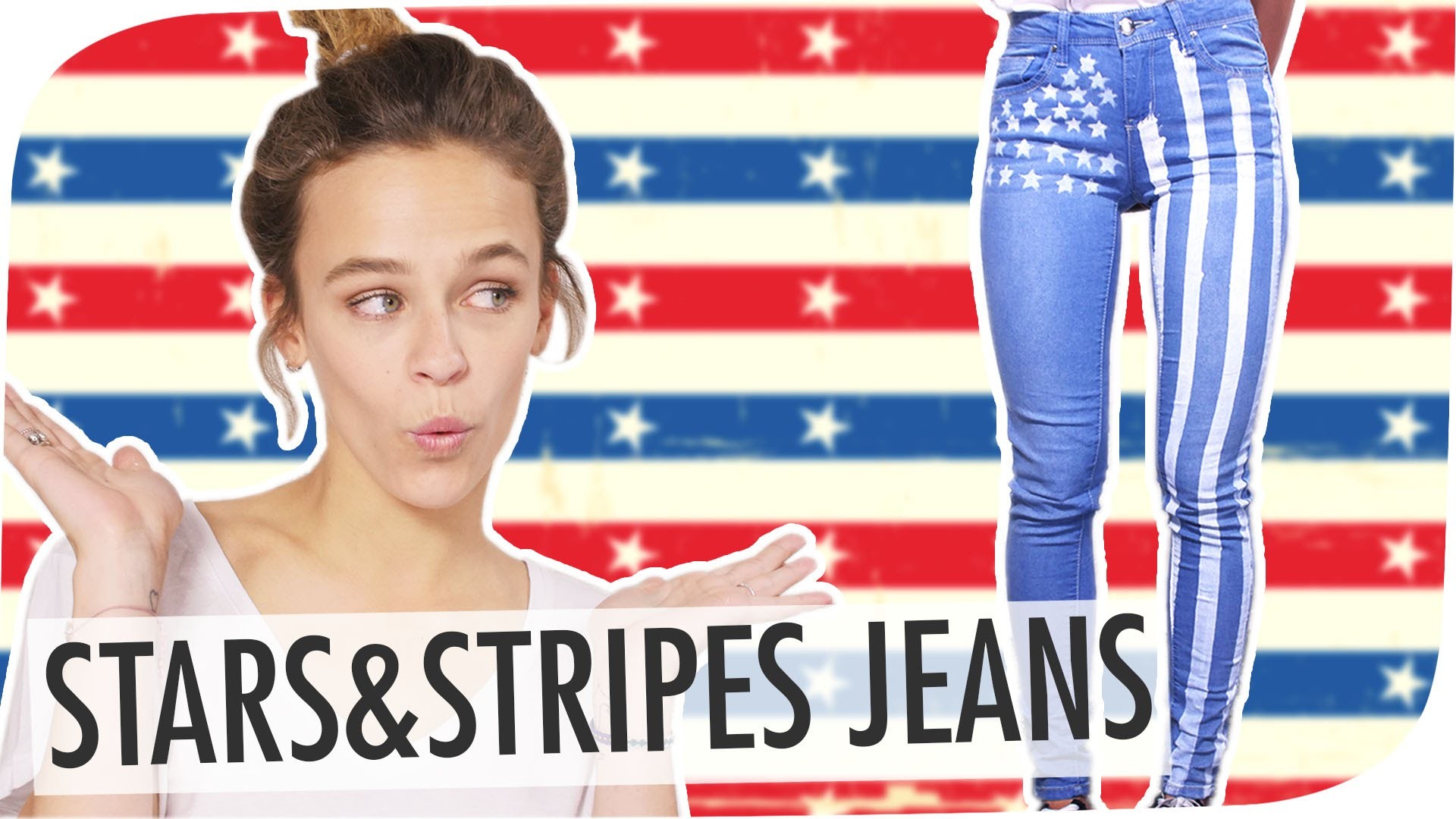 #flipdiy | Stars & Stripes Jeans mit AMissMelle