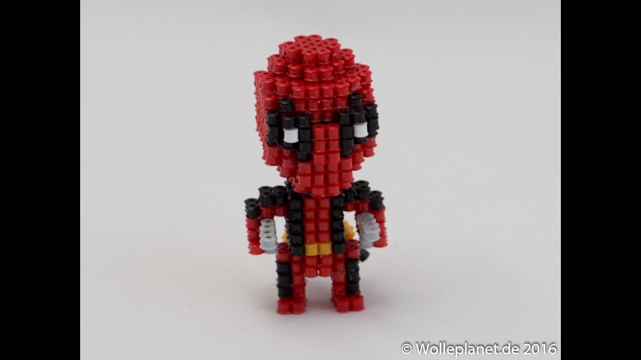 Perler Bead 3D Deadpool