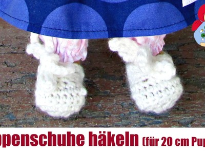 DIY | Puppenschuhe häkeln (für 20 cm Sami Puppen) | Sami Dolls Anleitungen