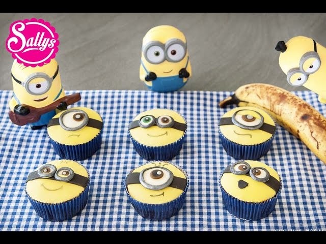 Minion Muffins. Minion Cupcakes. Bananenmuffins. die Minions zu Besuch in meiner Küche