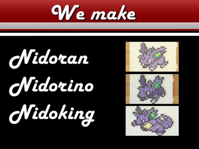 Timelapse Pokemon Nidoran, Nidorino und Nidoking #032 - #034