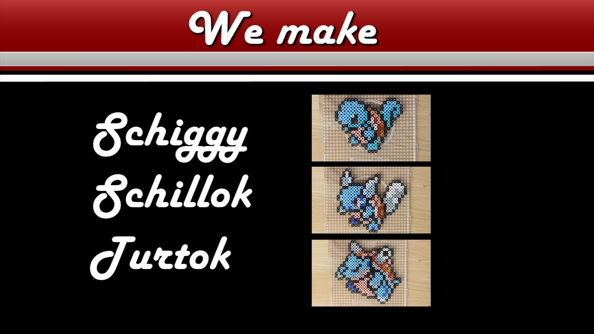 Timelapse Pokemon Schiggy, Schillok und Turtok #007 - #009