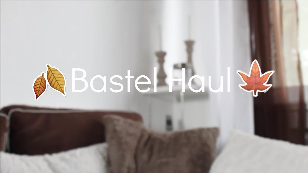 Bastel Haul - Erstes Video !!!