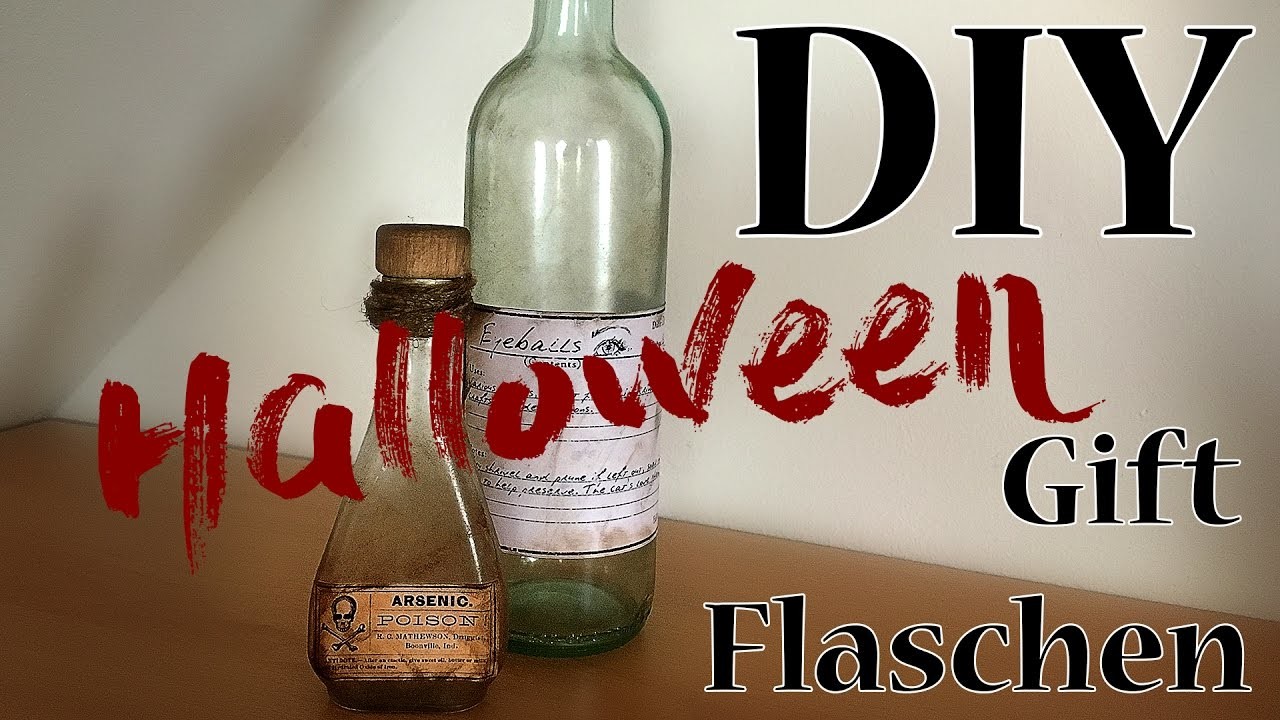 DIY | Halloween Giftflaschen | Crafting Mood