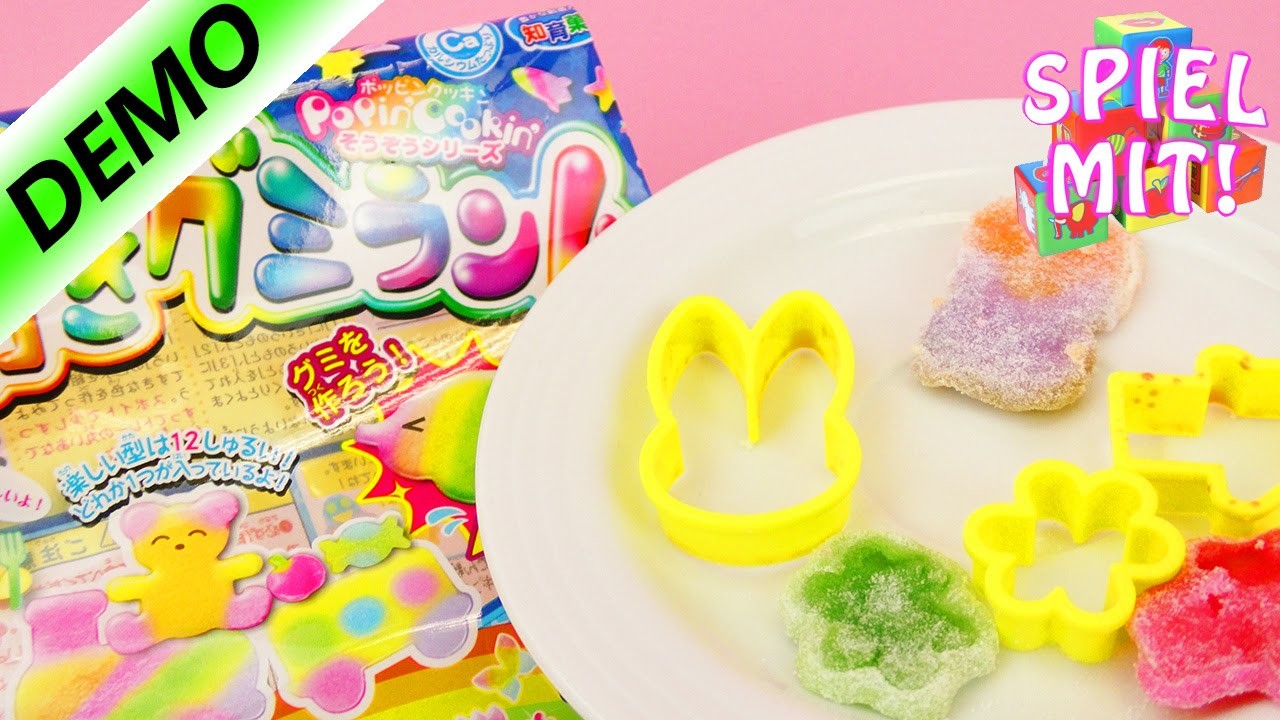 Popin' Cookin' deutsch saure Gummibären selber machen | Japanische Süßigkeiten | Deutsch