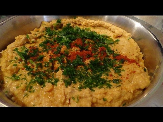 Hummus - veganer orientalischer Kichererbsenaufstrich