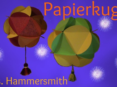 DIY Papierkugel Mrs. Hammersmith