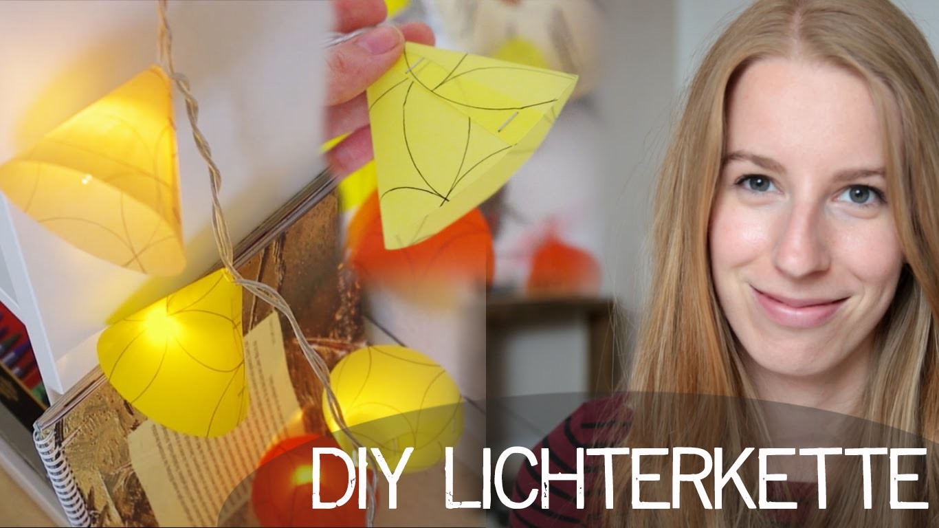 DIY Lichterkette - Papier lichtdurchlässig machen - Weihnachtsgeschenk