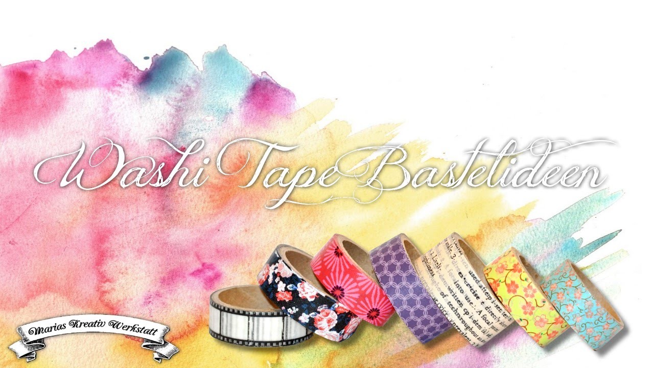 [DIY] Einfache Washi.Masking Tape Ideen
