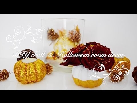 DIY Fall & Halloween Room Decor - EASY IDEAS