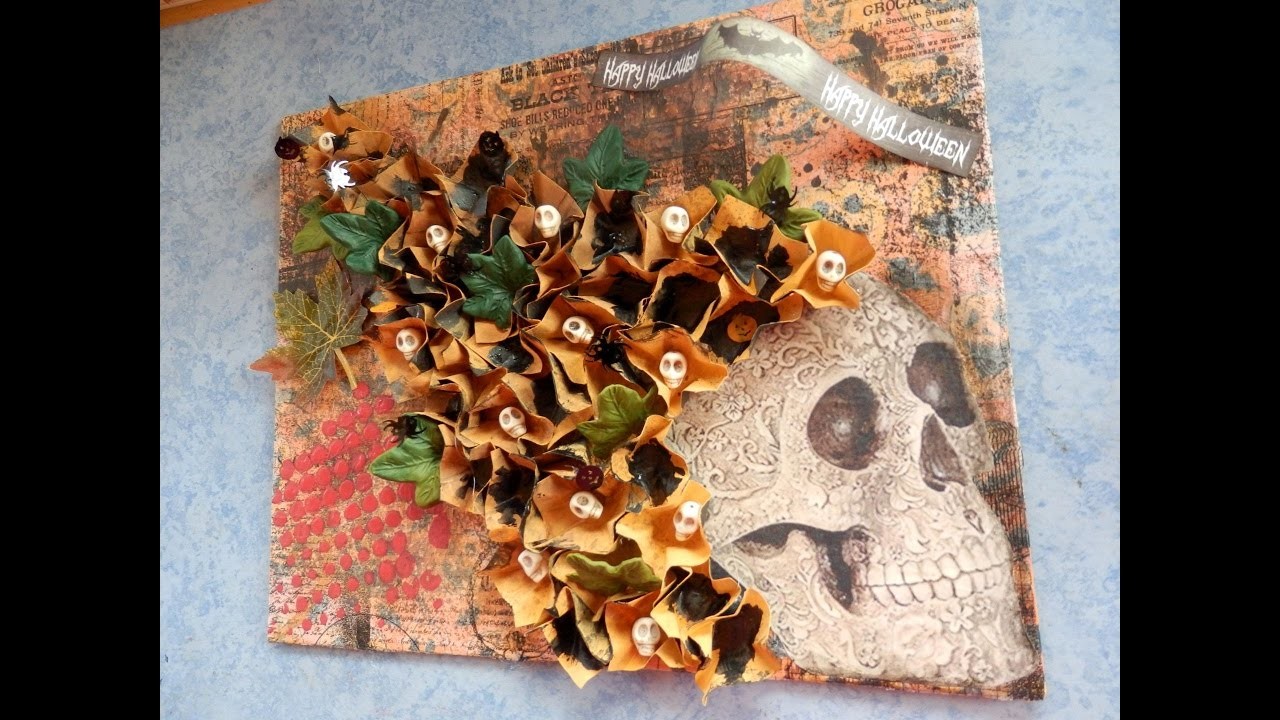 #DIY Halloween - Leinwand - Mixed Media