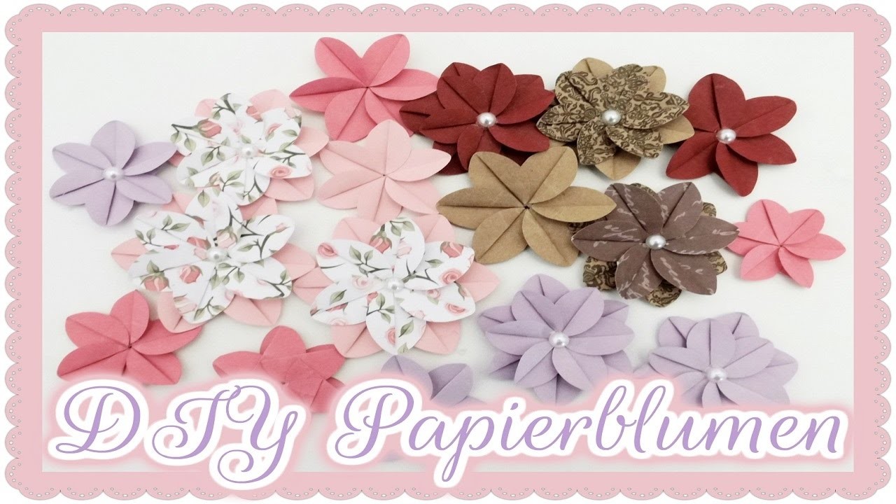 DIY Papierblumen ||  Craft update #12  & Tutorial  || Bastel-Fee