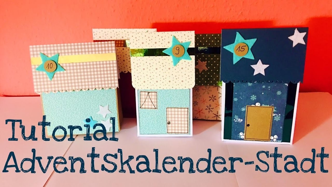 Adventskalender-Stadt *DIY Paperbags* [tutorial | deutsch]