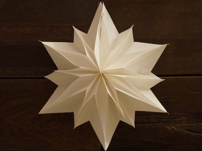 Einfache Sterne zu Weihnachten basteln. paper stars tutorial. DIY