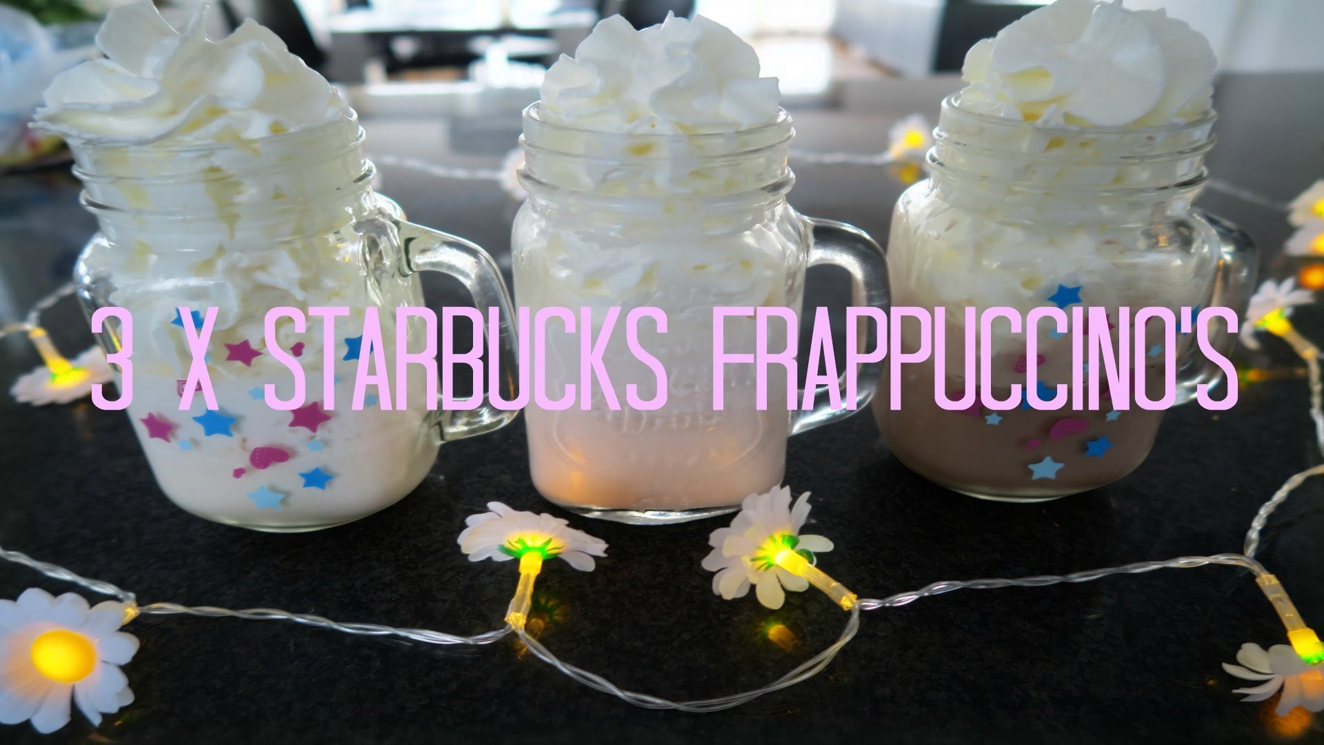 3 DIY Starbucks Frappuccino's! ♡