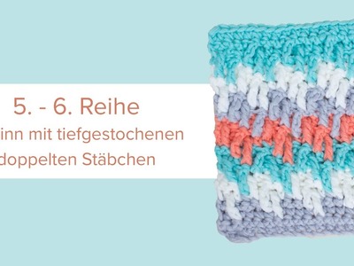 Crochet Along 2016 - Schritt 8 Kleines Quadrat