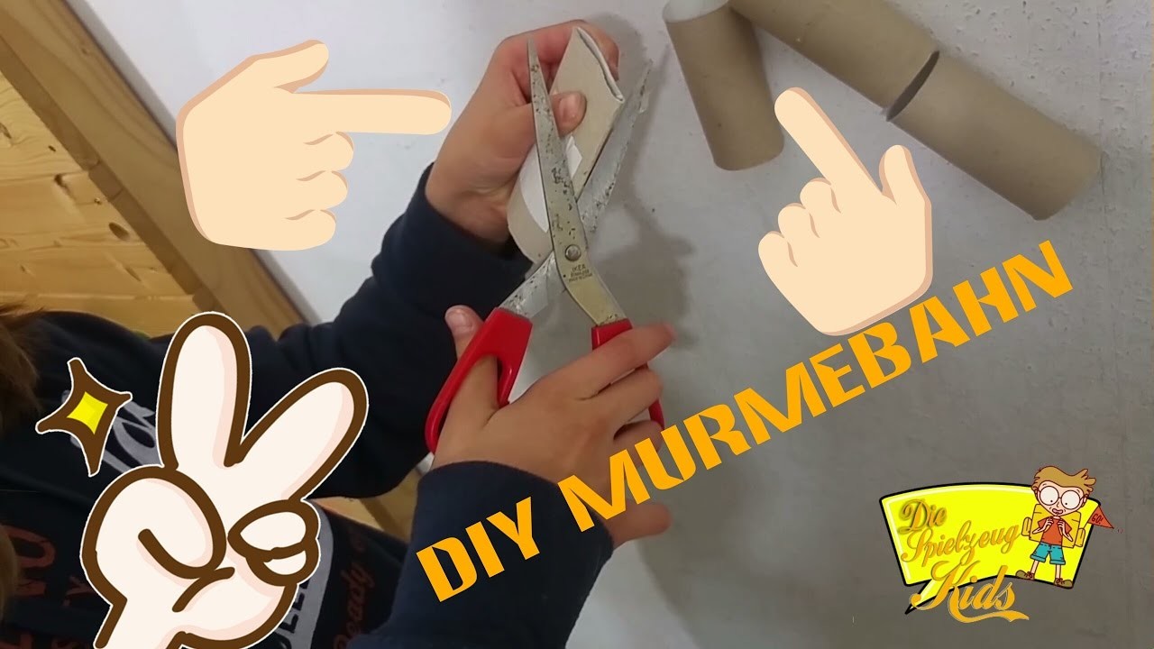 DIY Murmelbahn aus Toilettenpapier Rollen #11