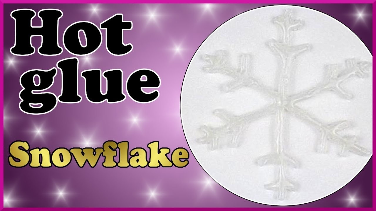 DIY xmas | Weihnachten | Schneeflocken aus Heißkleber basteln | Christmas snowflakes | Hot glue