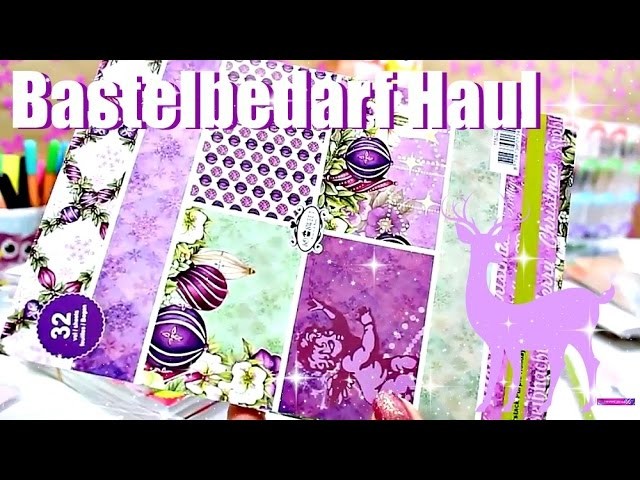 BESONDERER Bastelbedarf Haul | Weihnachten Edition 2016 | 9999 Dinge - DIY & Basteln