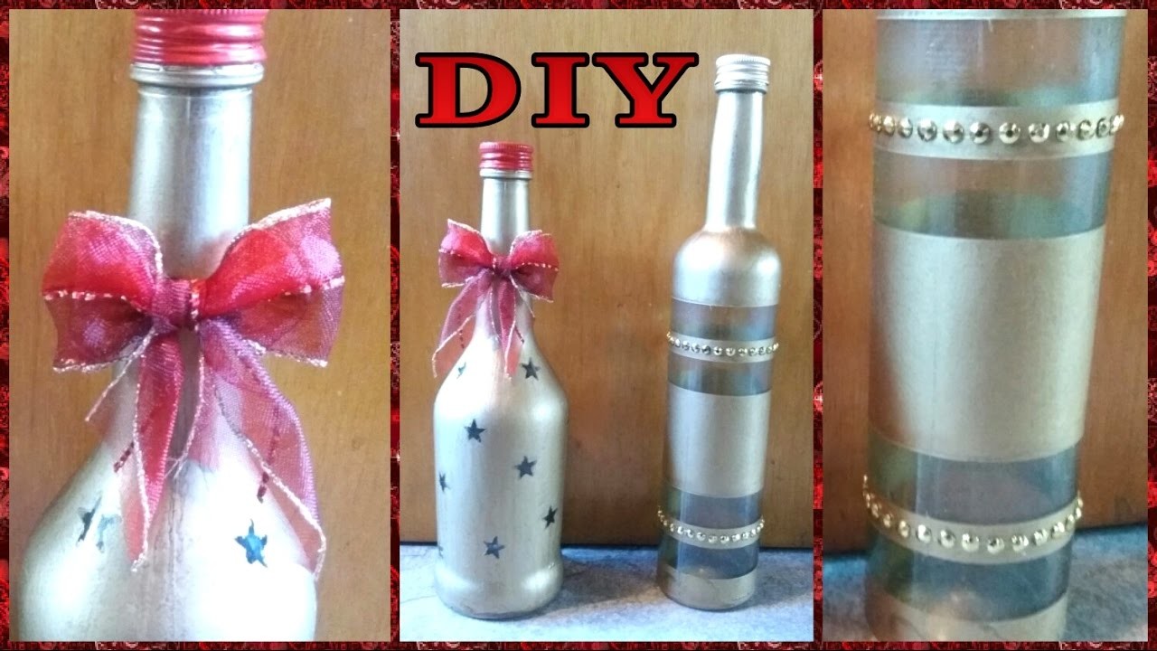 Deko - Flaschen für Weihnachten • DIY  * Julebuergerfee