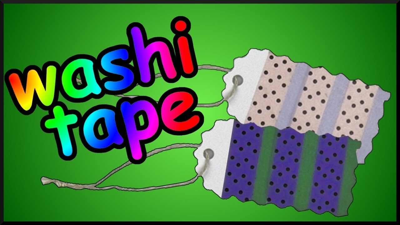 DIY washi tape challenge | Geschenkanhänger Namensschild | Gift tags | cute gift label