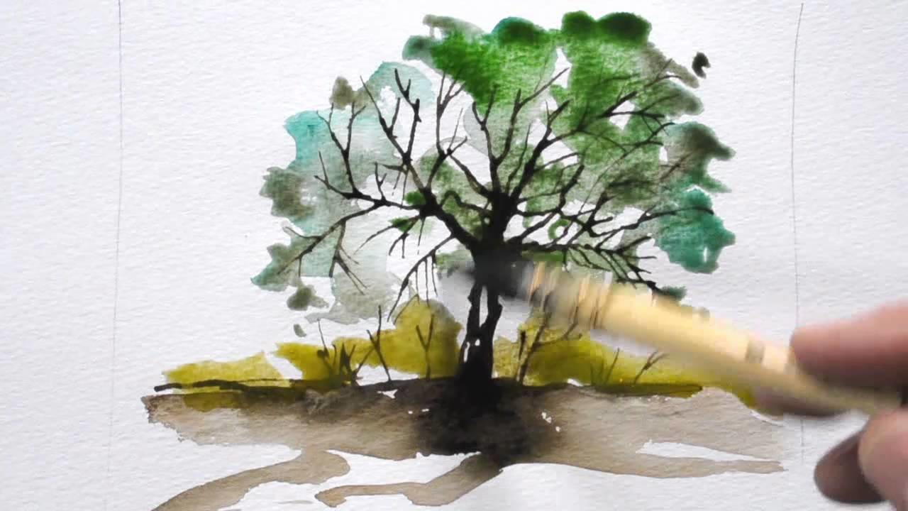 Bettags-Malschule - Aquarellmalerei mit Batikkännchen