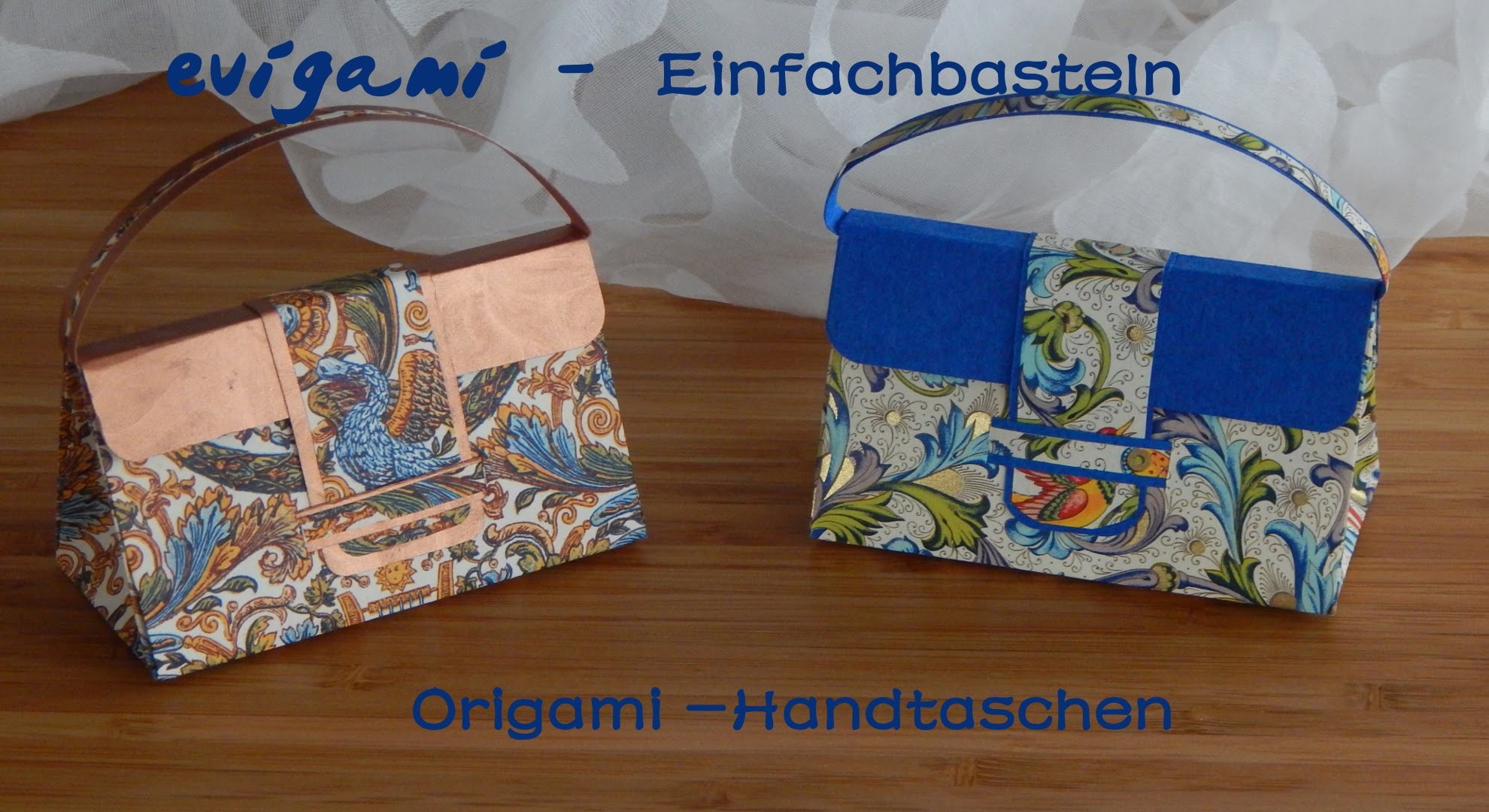 Origami Handtasche von Evigami
