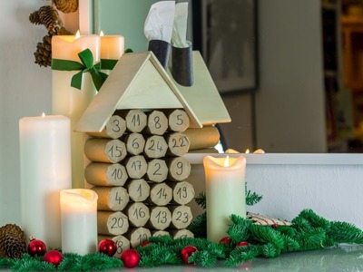 Adventskalender Häuschen 2016 DIY 