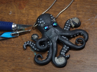 Fimo Halskette - Oktopus