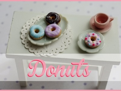 FIMO Tutorial | DONUTS mit Glasur | how to