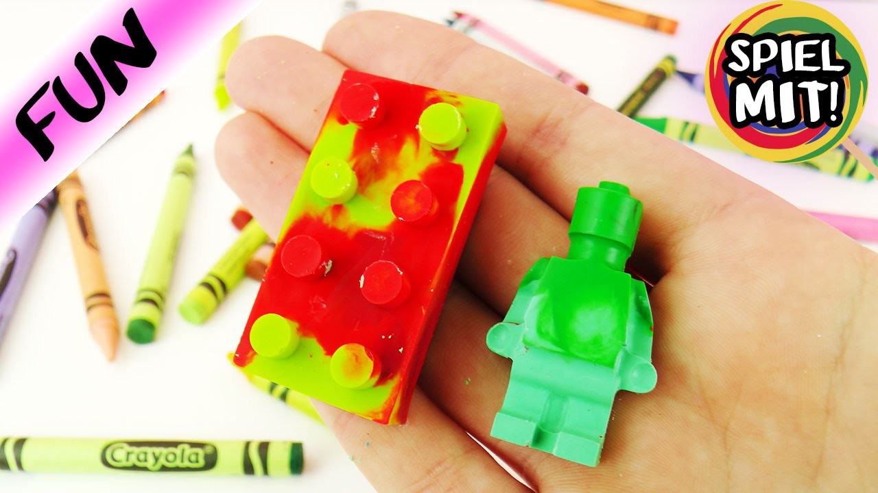Lego Wachsmalstifte in Mikrowelle Experiment ! Melt'n Mold Factory Alternative | coole Designs