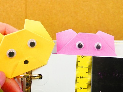 Bärchen Lesezeichen falten | einfach & super süß | Geschenk Idee | Origami