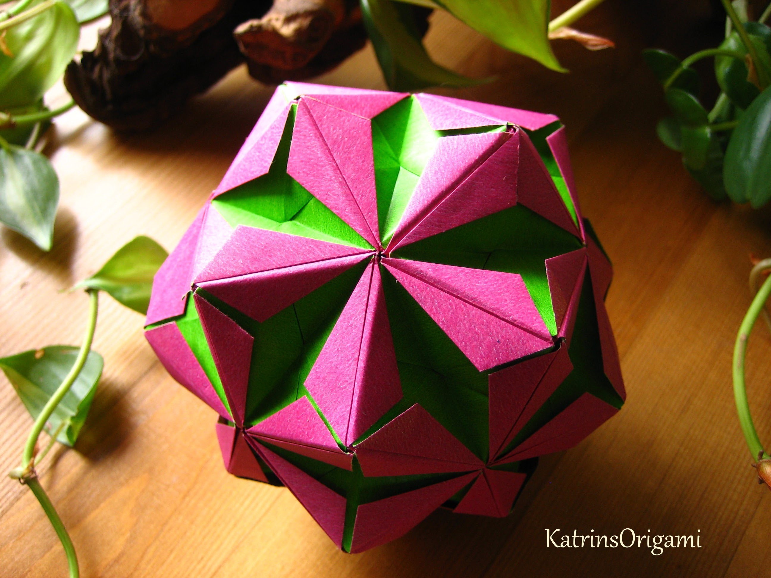 Origami ❀ Chamomile ❀ Kusudama